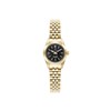 INSPIRATION 22MM - Montre femme - Mouvement quartz suisse 2 aiguilles - Boitier rond en acier inoxydable - Lunette cannelée - Bracelet doré - vue V1