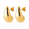 Boucles d'oreilles Brillaxis 1/2 créoles - vue V1