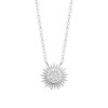 Collier Brillaxis argent soleil oxydes - vue V1