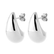 Boucles d'oreilles Brillaxis argent goutte