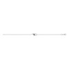 Bracelet Brillaxis argent flamme perle noire - vue V3