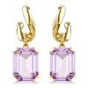 Boucles d'oreilles Swarovski Millenia violet - vue V1