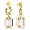Boucles d'oreilles Swarovski Millenia violet - vue V2