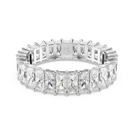 Bague Swarovski Matrix taille baguette 60