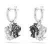 Boucles d'oreilles Swarovski Swan noir et blanc - vue V3