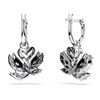 Boucles d'oreilles Swarovski Swan noir et blanc - vue V4