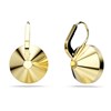 Boucles d'oreilles Swarovski Bella doré rouge - vue V4