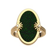 Bague ajustable Les Georgettes Météore laiton doré
Collection Les Cadettes
