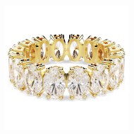 Bague Swarovski Matrix dorée taille ovale 55