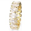 Bague Swarovski Matrix dorée taille ovale 55 - vue V4