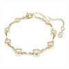 Bracelet Swarovski Tennis Imber doré - vue V1