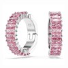 Manchettes d'oreilles Swarovski Matrix roses - vue V1