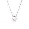 Pendentif Ariana Grande x Swarovski Angelic
coeur argenté - vue V4