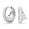 Créoles Ariana Grande x Swarovski Crystal Pearls_x000D_
cristaux taille baguette - vue V1