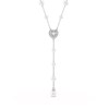 Collier en Y Ariana Grande x Swarovski coeur
perles de cristal - vue V1