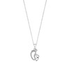 Collier Lotus Silver Footprint argent - vue V1