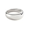 Bague bombée Agatha Alexine argent rhodié - vue V1