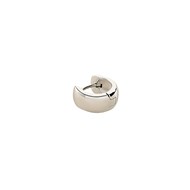 Piercing créole Agatha Anna dodue argent rhodié