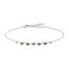 Bracelet Agatha Beloved pampilles fleurs oxydes_x000D_
argent rhodié - vue V1