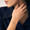 Bracelet Agatha Beloved pampilles fleurs oxydes_x000D_
argent rhodié - vue V2