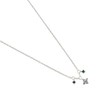 Collier Agatha Beloved argent rhodié 3 pampilles - vue V1