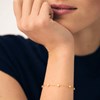 Bracelet Agatha Adorée argent doré coeurs oxydes - vue V2
