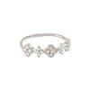 Bague Agatha Beloved argent fleurs T56 - vue V1