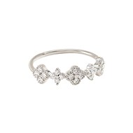 Bague Agatha Beloved argent fleurs T56