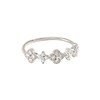 Bague Agatha Beloved argent fleurs T56 - vue V4