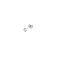 Piercing puce Agatha Lya coeur argent