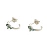 Boucles d'oreilles Beloved argent 3 motifs - vue V1