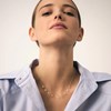 Collier Agatha Adorée argent doré coeurs oxydes - vue V2