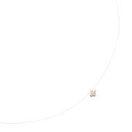 Collier Agatha Beloved fil magique argent doré