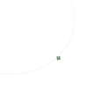 Collier Agatha Beloved fil magique argent doré_x000D_
oxydes verts - vue V1