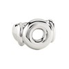 Bague Agatha Alma large forme bouée argent - vue V1