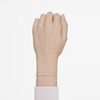 Bracelet Swarovski Matrix rosé perles - vue V2