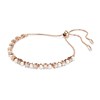 Bracelet Swarovski Matrix rosé perles - vue V3