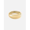 Bague jonc Agatha Alexine bombée argent doré - vue V3
