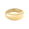 Bague jonc Agatha Alexine bombée argent doré - vue V4