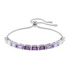 Bracelet Swarovski Tennis Matrix violet_x000D_
taille baguette - vue V1