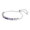 Bracelet Swarovski Tennis Matrix violet_x000D_
taille baguette - vue V3