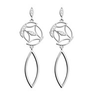 Boucles d'oreilles Les Georgettes Arbre de vie
argentées 16 mm Collection Les Précieuses