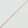 Chaîne de cheville Agatha Smarty acier doré perles
émail corail - vue V3