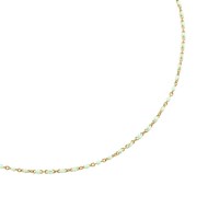 Collier Agatha Smarty doré perles émail turquoise