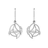 Boucles d'oreilles Les Georgettes Arbre de vie
argentées Collection Les Intemporels