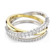 Bague Swarovski Hyperbola bicolore 3 rangs 55