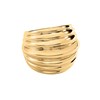 Bague Agatha Maria Pombo laiton doré T54 - vue V1