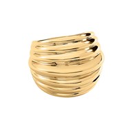 Bague Agatha Maria Pombo laiton doré T54