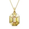 Collier Swarovski Lucent doré octogone jeune - vue V1