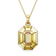 Collier Swarovski Lucent doré octogone jeune
